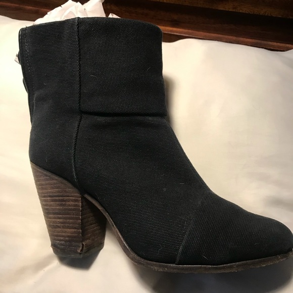 Rag & Bone Newbury Booties in Black Canvas - Picture 5 of 8